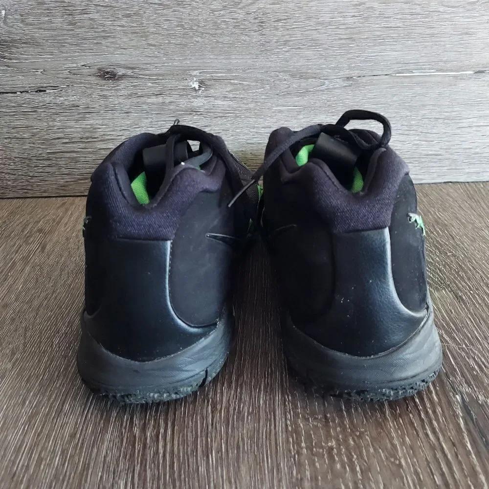 Nike Kyrie 4 Black Halloween Green GS Size 6.5Y Sneakers AA2897-012